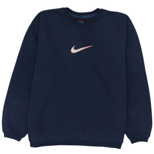 Nike Women’s Navy Blue Crew Neck Pullover Sweatshirt XL