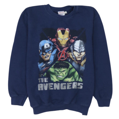 Marvel Boys Blue The Avengers Pullover Sweatshirt 7-8 Years
