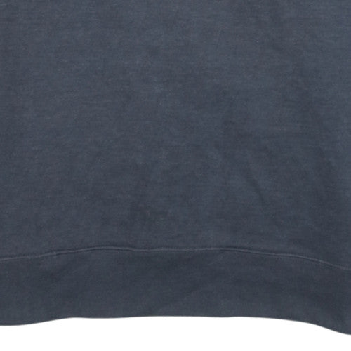 Champion Men's Grey Pullover Sweatshirt L Logo Crew Neck