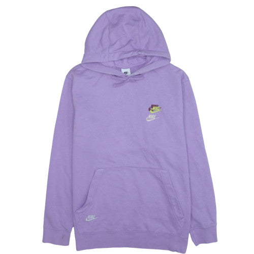 Nike Womens Purple XL Pullover Hoodie Sweatshirt with Logo