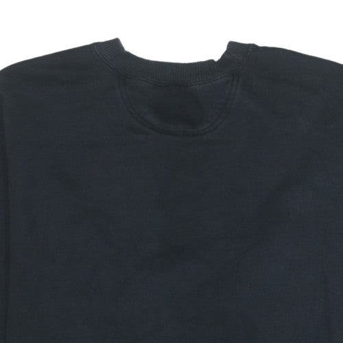 Champion Men's Black Crew Neck Pullover Sweatshirt Size L
