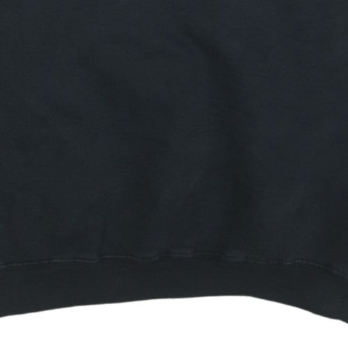 Champion Men's Black Crew Neck Pullover Sweatshirt Size L