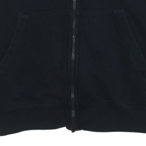Nike Women Black Full Zip Hoodie Small Hooded Sweatshirt