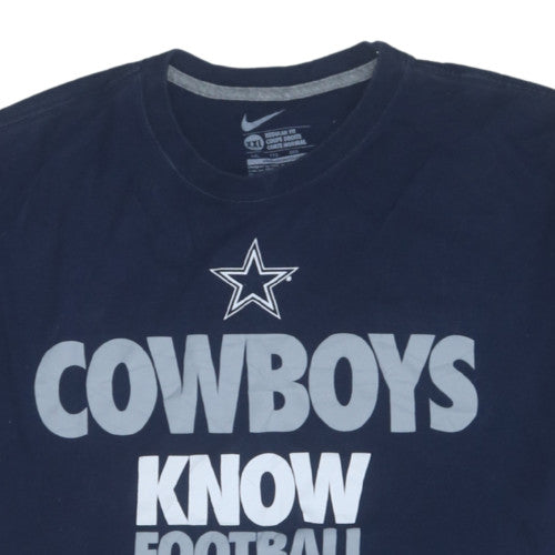 Nike Men's Blue XXL Dallas Cowboys Graphic Sports T-Shirt