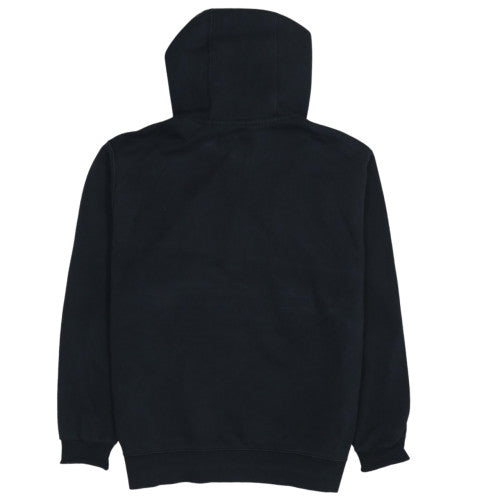 Nike Womens Black 1/2 Zip Hoodie Size L Cotton Blend Pullover