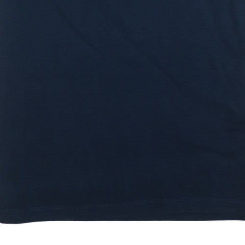 Levi's Men's Navy Blue Crew Neck Cotton T-Shirt Size S