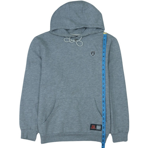 NFL Team Apparel Men Grey Pullover Hoodie L Sports Fleece