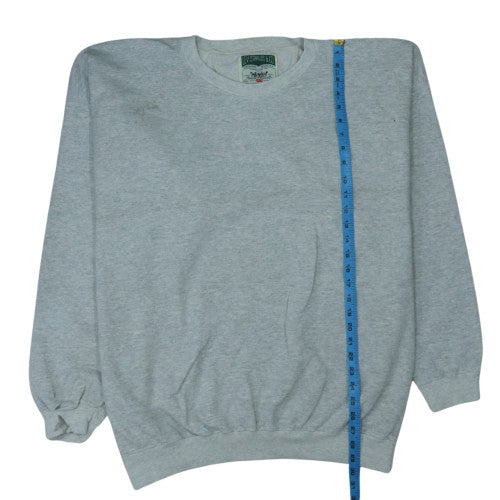 Russell Athletic Mens Grey XL Pullover Sweatshirt Fleece Crew Neck