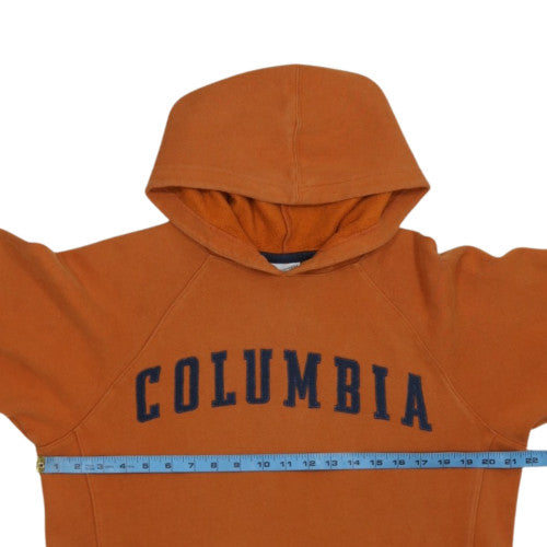Columbia Boys Orange XL Pullover Fleece Hoodie with Logo and Pockets