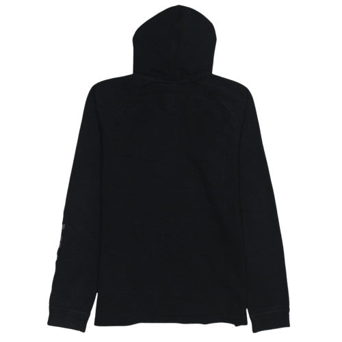 Puma Women's Black Small Pullover Hoodie with Logo Design