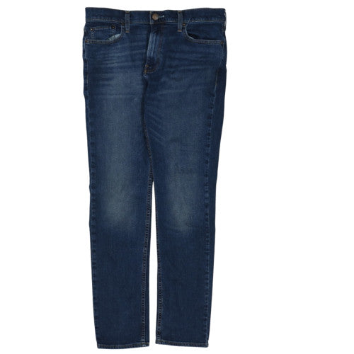 Hollister Men's Blue Skinny Fit Jeans 34x32 Denim Stretch