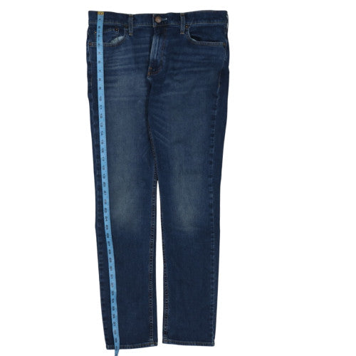Hollister Men's Blue Skinny Fit Jeans 34x32 Denim Stretch