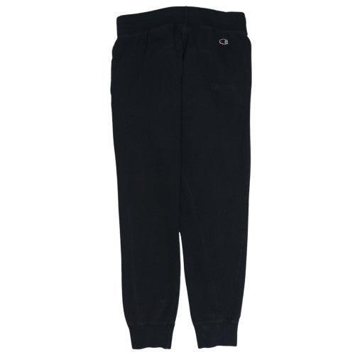 Champion Men's Black Medium Jogger Sweatpants with Logo