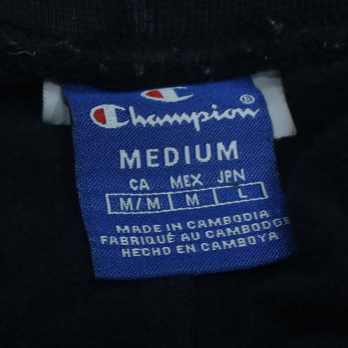 Champion Men's Black Medium Jogger Sweatpants with Logo