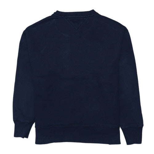 Tommy Jeans Womens Navy Blue Crew Neck Pullover Sweatshirt L