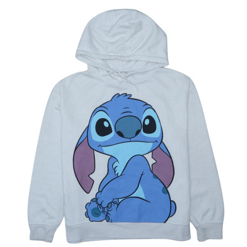 Disney Lilo & Stitch Women's Grey Pullover Hoodie Size L 14/16