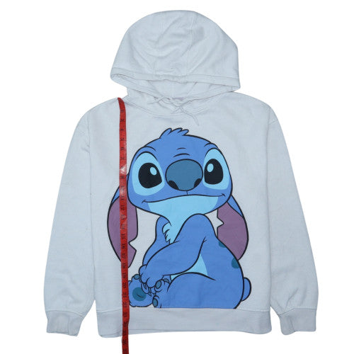 Disney Lilo & Stitch Women's Grey Pullover Hoodie Size L 14/16