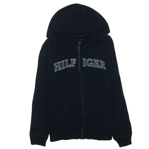 Tommy Hilfiger Womens Navy Full Zip Hoodie Size M Classic Fit