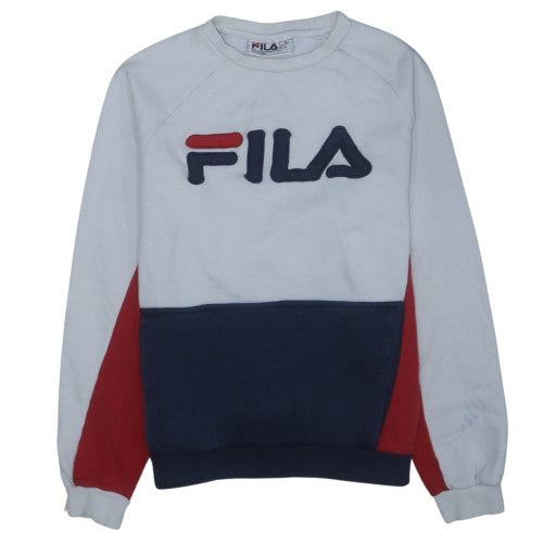 FILA Men's Multicoloured Pullover Sweatshirt Size S Crew Neck