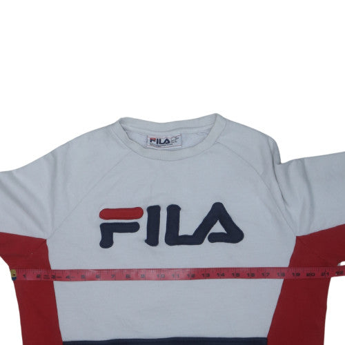 FILA Men's Multicoloured Pullover Sweatshirt Size S Crew Neck