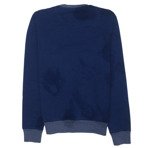 Fred Perry Men's Blue Crew Neck Pullover Sweatshirt M