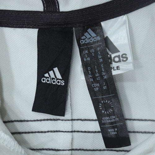 Adidas Women White Pullover Hoodie Size S Graphic Flower Design