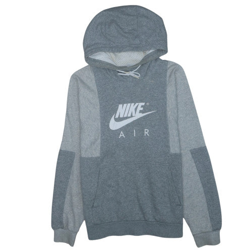 Nike Air Women's Grey Pullover Hoodie M Cotton Blend
