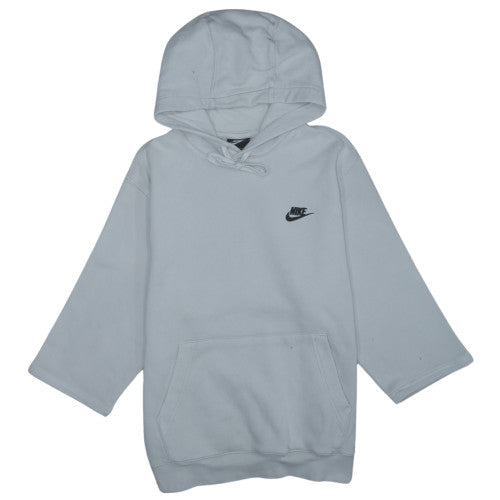 Nike Womens Grey Pullover Hoodie Medium Hooded Sweatshirt