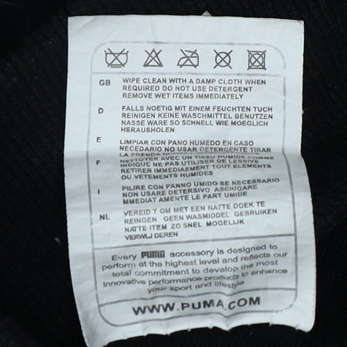 Puma Men's Black XL Track Jacket with Contrast Sleeves