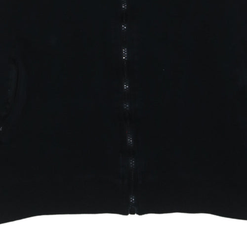 Puma Men's Black XL Track Jacket with Contrast Sleeves