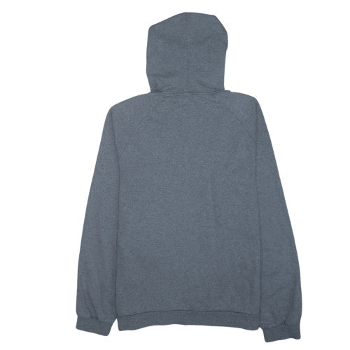 Emporio Armani EA7 Women's Grey Pullover Hoodie Size 12 Cotton Blend