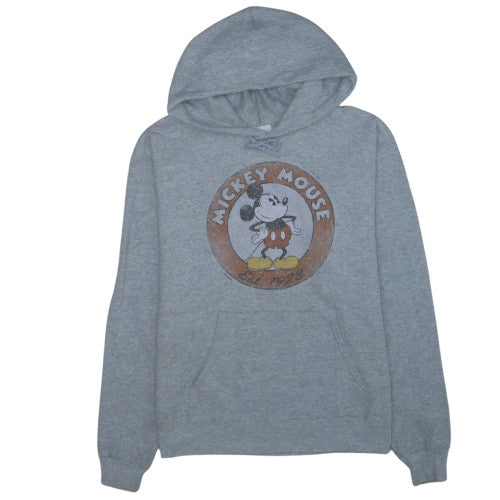 Disney Parks Women’s Grey Mickey Mouse Pullover Hoodie S