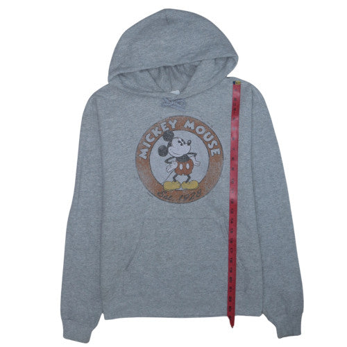 Disney Parks Women’s Grey Mickey Mouse Pullover Hoodie S