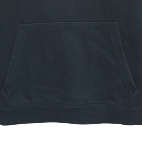 Nike Women's Black Medium Pullover Hoodie 'Just Do It' Logo Sweatshirt