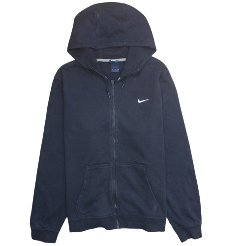 Nike Men's Blue Full Zip Hoodie XL Fleece Hooded Sweatshirt