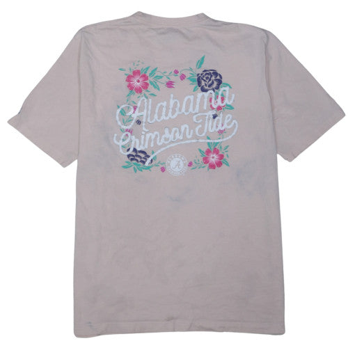 Champion Women Beige Floral Alabama Crimson Tide XL T-Shirt