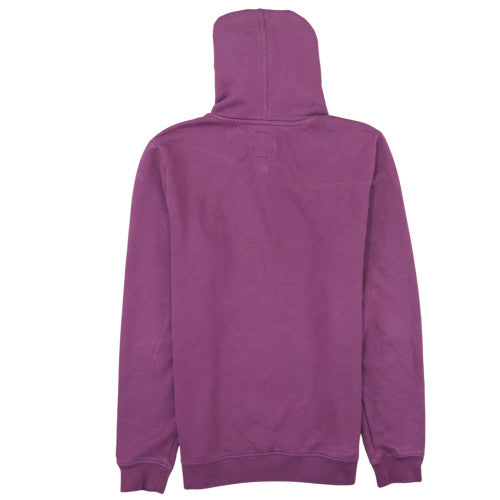 Kappa Womens Purple Hoodie Large Pullover Cotton Blend Logo Sweatshirt
