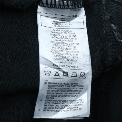 Adidas Women Black Size 12 Crew Neck Pullover Sweatshirt