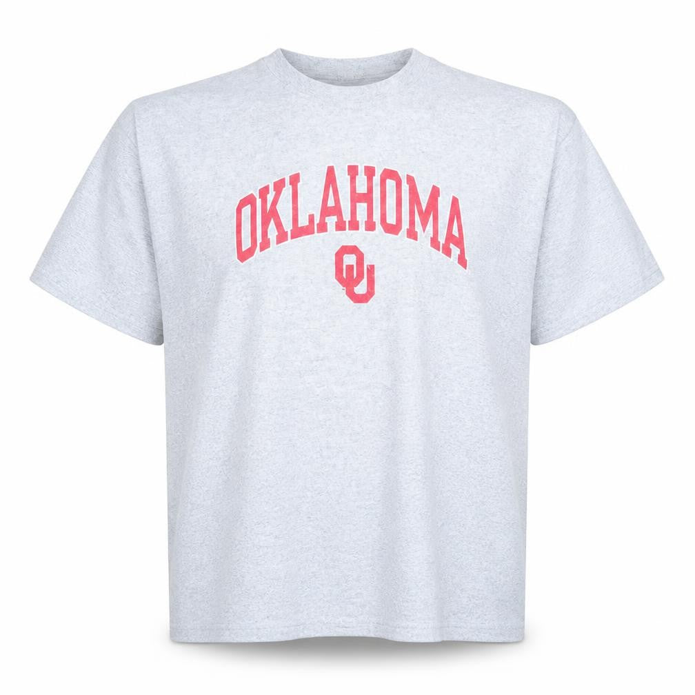 Russell Men’s Grey Oklahoma University 2XL Crew Neck T-Shirt