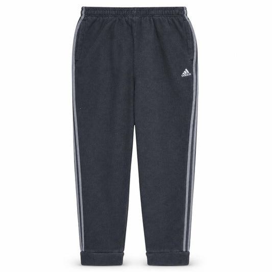 Front view of Adidas Men's Black 2XL Fleece Jogger Sweatpants with Logo