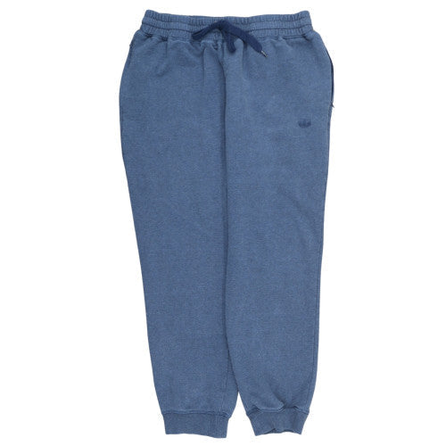 adidas Men Blue XL Sweatpants Fleece Cuffed Joggers