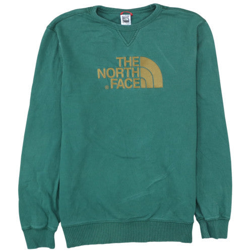 The North Face Men's Green XL Crew Neck Cotton Sweatshirt