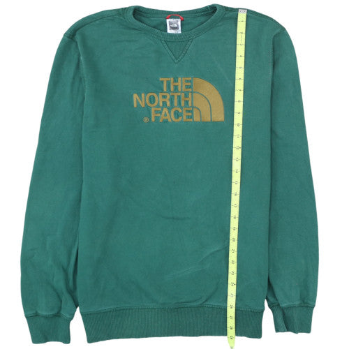 The North Face Men's Green XL Crew Neck Cotton Sweatshirt