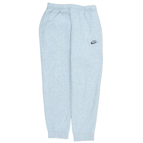 Nike Men's Grey L Sweatpants Regular Fit Fleece Joggers