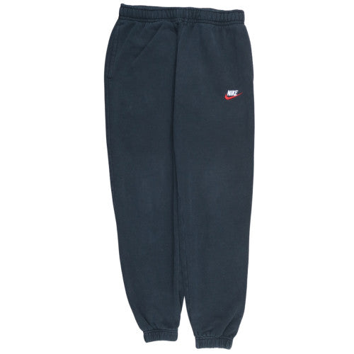 Nike Men's Black Fleece Sweatpants Small Elastic Waist Logo