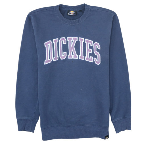 Dickies Men's Blue Small Pullover Sweatshirt Crew Neck Logo