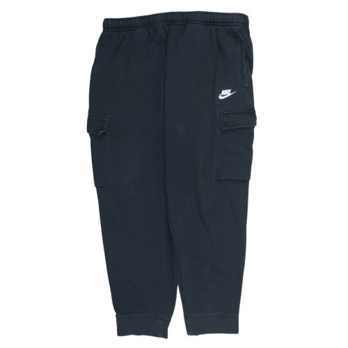 Nike Mens Black Cargo Jogger Trousers XXL Cotton Blend