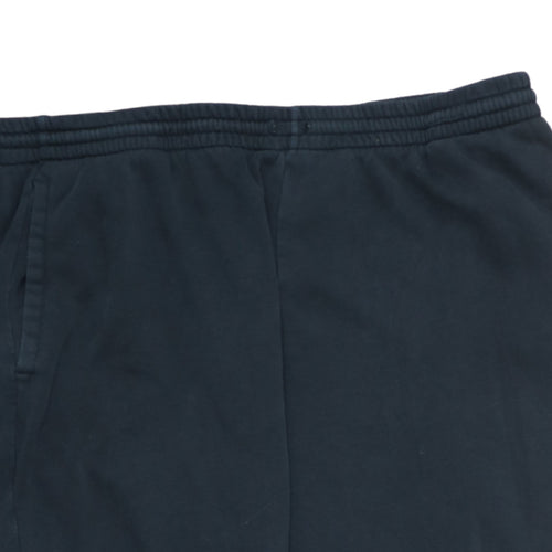 adidas Men's Black 3XL Cargo Jogger Trousers with Logo Detail