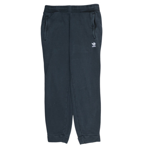 Adidas Men Black Jogger Sweatpants L Cotton Blend Casual