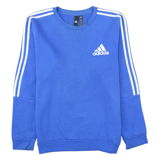 Adidas Men's Blue Crew Neck Pullover Sweatshirt Size L